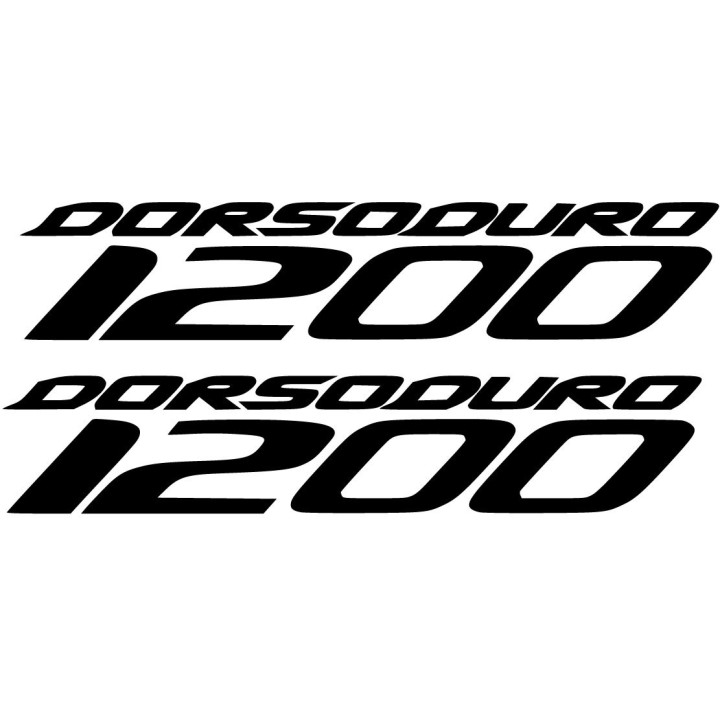 Aprilia Dorsoduro 1200 Die Cut Lettering Stickers Decals - DecalsHouse