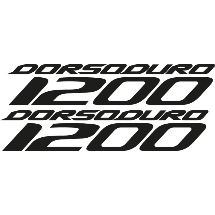 Aprilia Dorsoduro Die Cut Lettering Style 2 Stickers Decals - DecalsHouse