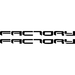 Aprilia Factory Lettering Stickers – RSV4 Tuono Racing Decals (2-Pack)