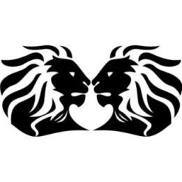 Aprilia Lion Stickers – Tank Fairing Helmet Decals (2-Pack)