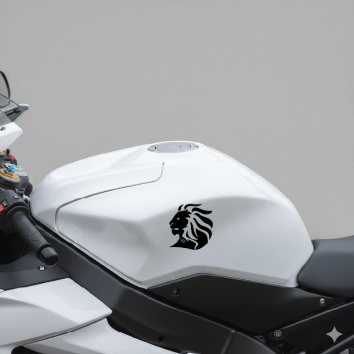 Aprilia Lion Stickers – Tank Fairing Helmet Decals (2-Pack)