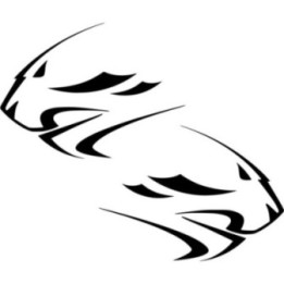 Aprilia Lion Stickers Style 2 – RSV4 Tuono Decals (2-Pack)