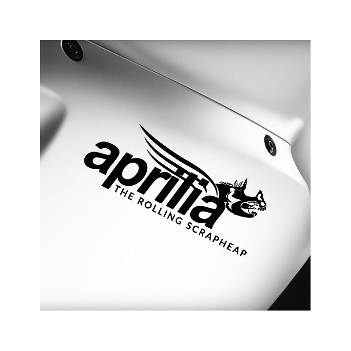 Aprilia Pegaso The Rolling Scraphead Die Cut Stickers Decals - DecalsHouse