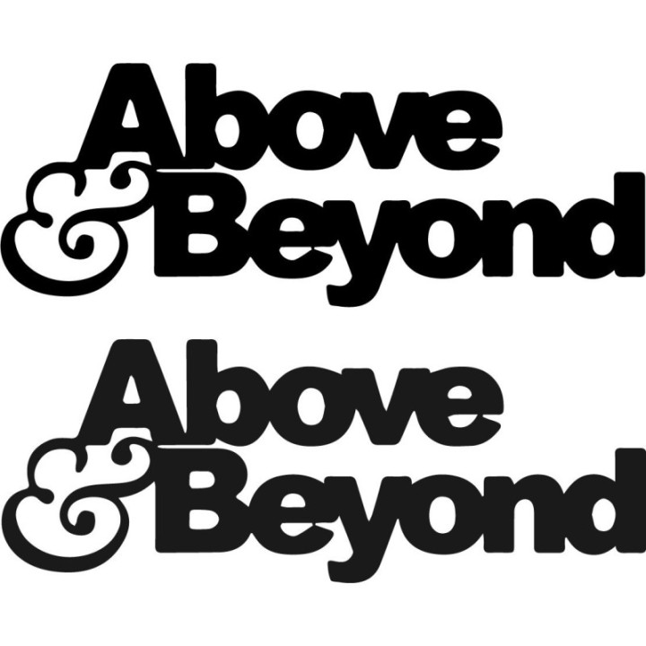 Above & Beyond Stickers – ABGT Group Therapy Decals (2-Pack)