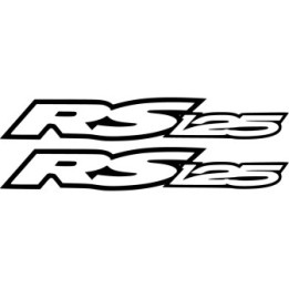 Aprilia Rs 125 Die Cut Style 3 Stickers Decals - DecalsHouse