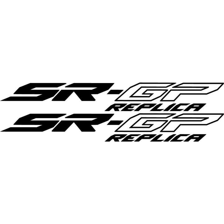 Aprilia SR-GP Replica Vinyl Decals, Die-Cut (2-Pack)