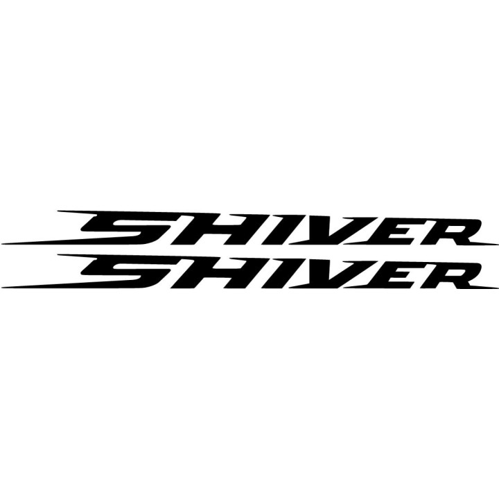 Aprilia Shiver Lettering Die Cut Stickers Decals - DecalsHouse