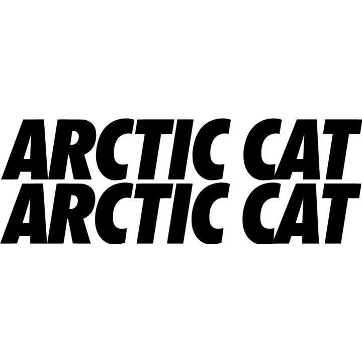 Arctic Cat Snowmobile ATV Stickers – ZR ZL Wildcat Lettering Decals (2-Pack)