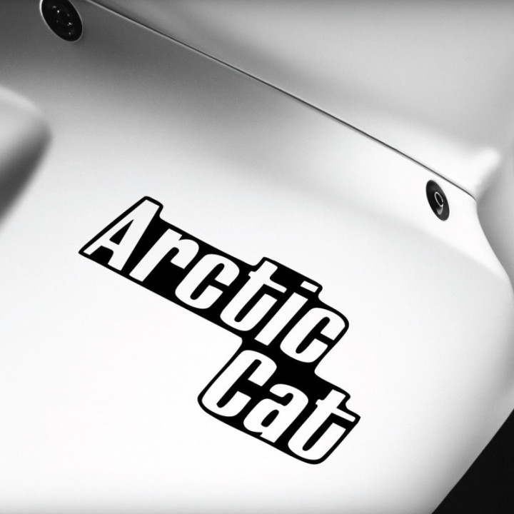 Arctic Cat Die Cut Outline Stickers Decals - DecalsHouse