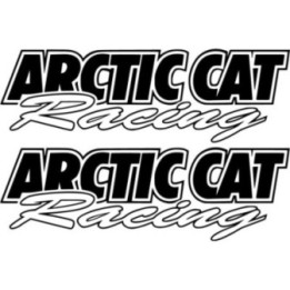 Arctic Cat Racing Die Cut Stickers Decals - DecalsHouse