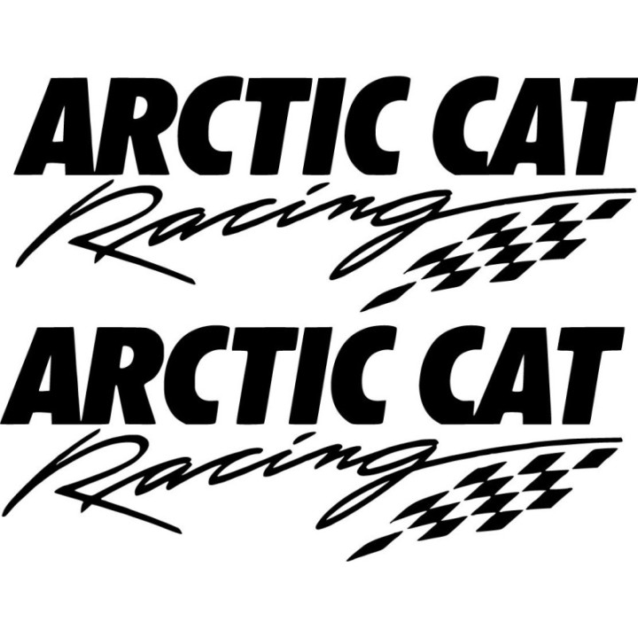 Arctic Cat Racing Die Cut Style 2 Stickers Decals - DecalsHouse