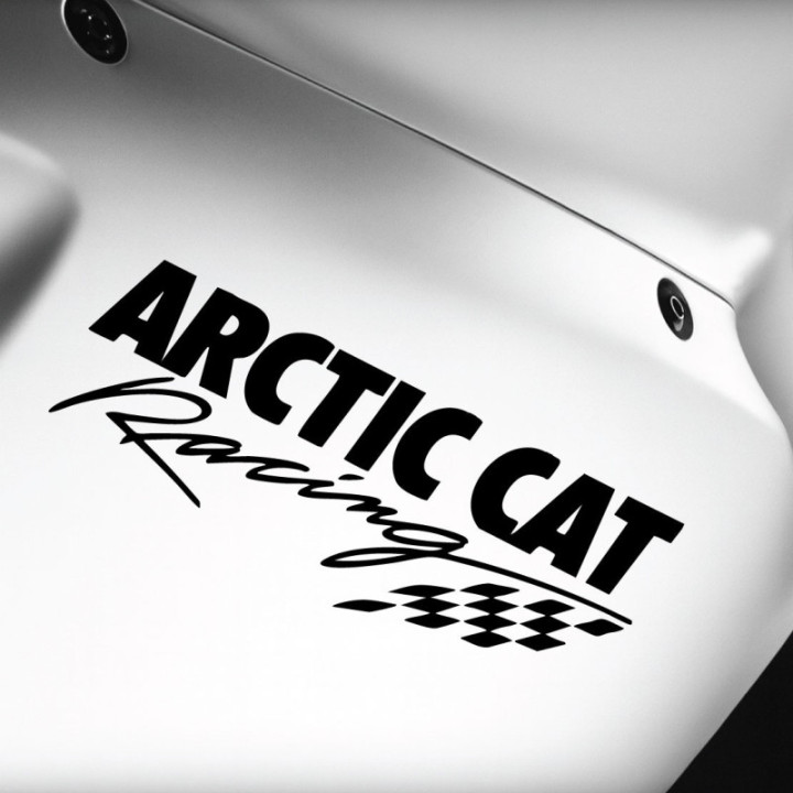 Arctic Cat Racing Die Cut Style 2 Stickers Decals - DecalsHouse