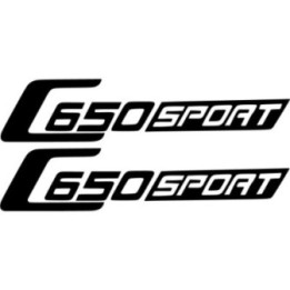BMW C650 Sport Stickers – Maxi Scooter Motorrad Decals (2-Pack)