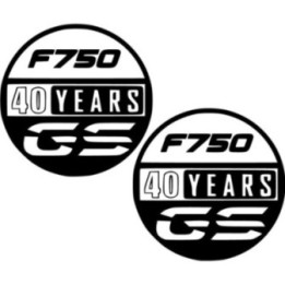 Bmw F750 Gs 40 Years Round Die Cut Stickers Decals - DecalsHouse