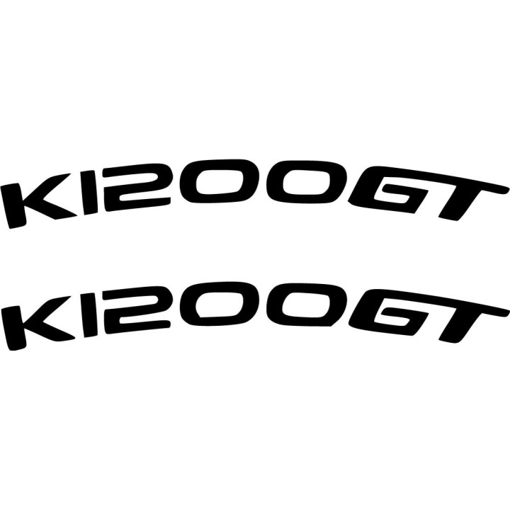 Bmw K 1200 Gt Curved Die Cut Stickers Decals - DecalsHouse
