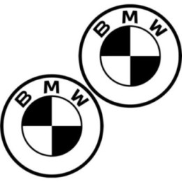 BMW Motorrad Round Logo Stickers – Motorcycle Tank Fairing Decals (2-Pack)