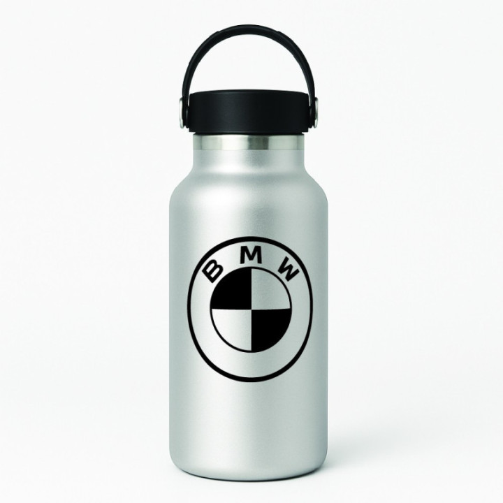 BMW Motorrad Round Logo Stickers – Motorcycle Tank Fairing Decals (2-Pack)