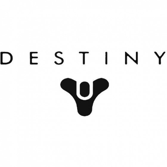 Destiny Text Decal Sticker