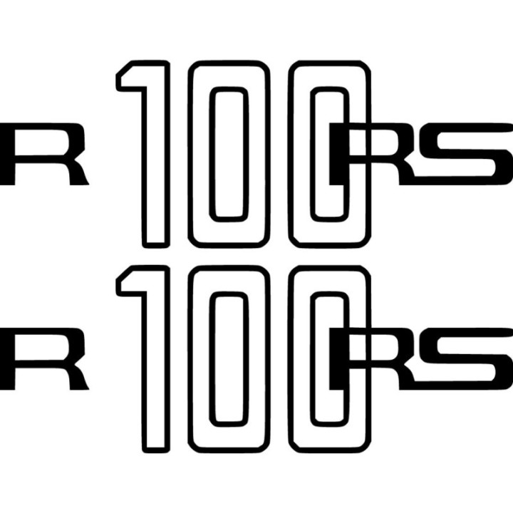 Bmw R100 Rs Die Cut Stickers Decals - DecalsHouse