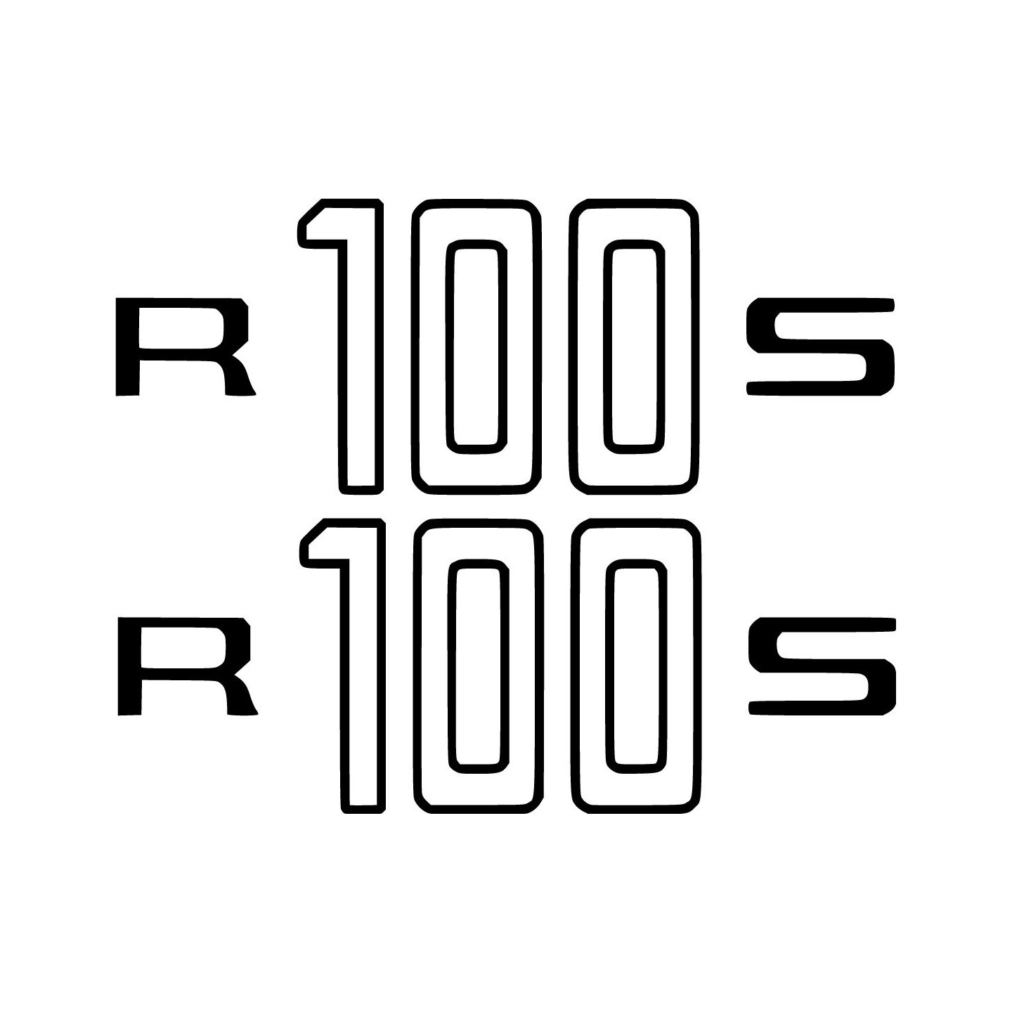 Bmw R100 S Die Cut Stickers Decals - DecalsHouse