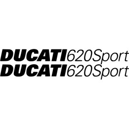 Ducati 620 Sport Die Cut Two Stickers Decals - DecalsHouse