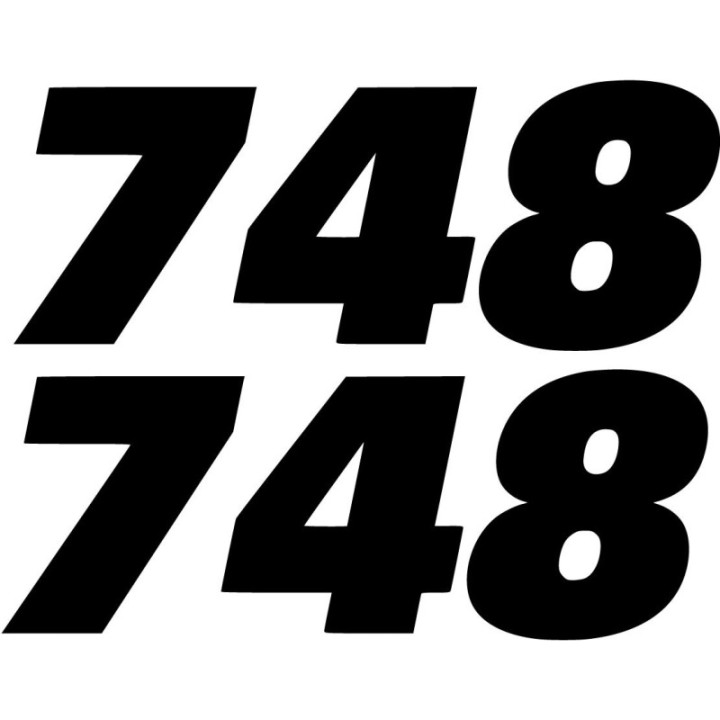 Ducati 748 Die Cut Stickers Decals - DecalsHouse