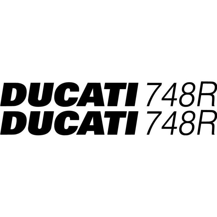 Ducati 748 R Die Cut Style 2 Stickers Decals - DecalsHouse
