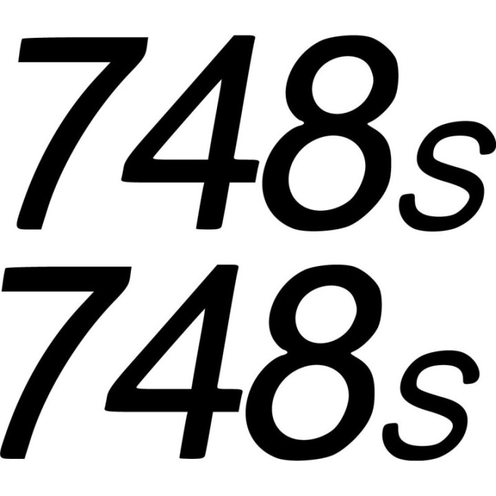 Ducati 748 S Die Cut Stickers Decals - DecalsHouse