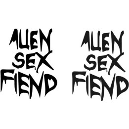 Alien Sex Fiend Stickers – Gothic Rock Decals (2-Pack)
