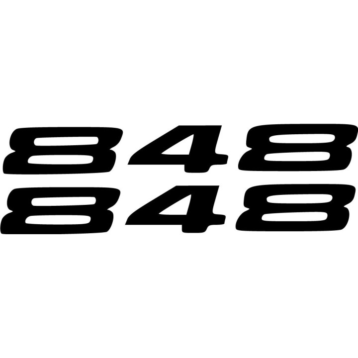 Ducati 848 Die Cut Stickers Decals - DecalsHouse