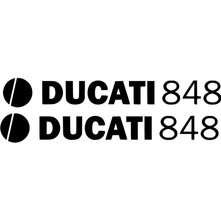 Ducati 848 Die Cut Style 2 Stickers Decals - DecalsHouse