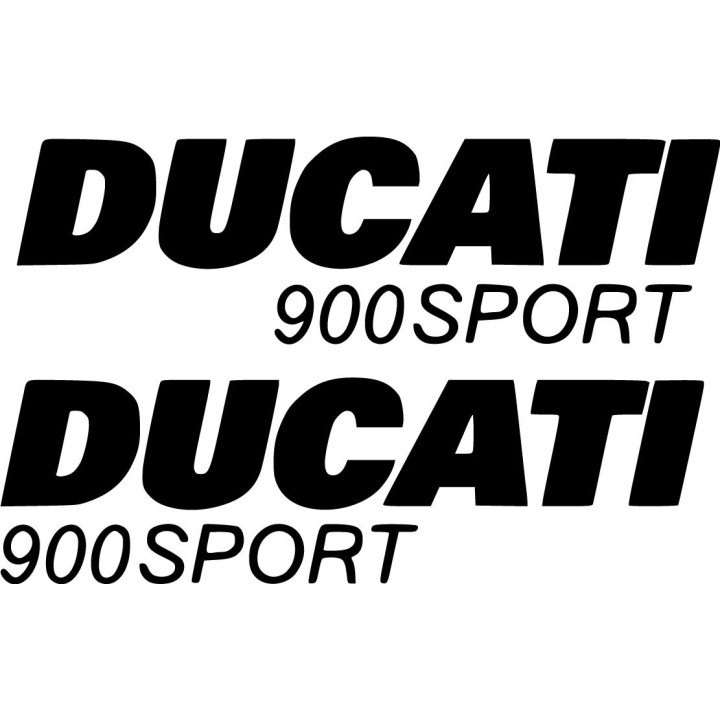 Ducati 900 Sport Die Cut Style 3 Stickers Decals - DecalsHouse