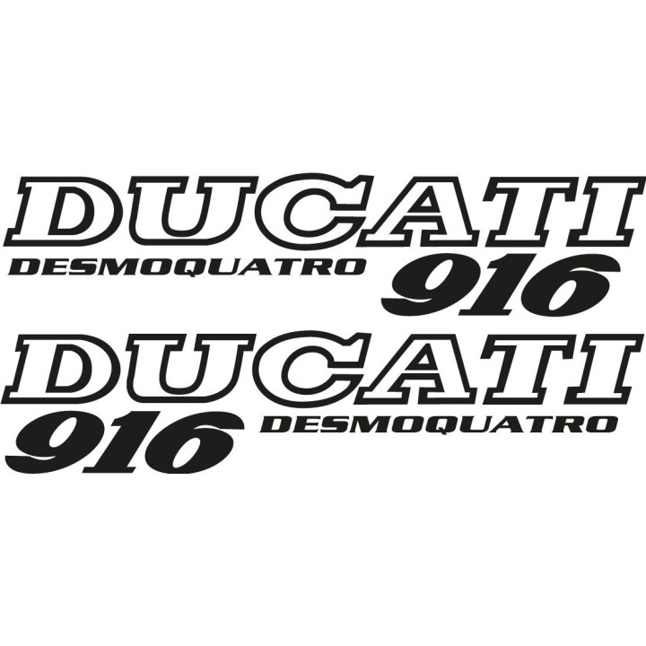 Ducati 916 Desmoquatro Die Cut Stickers Decals - DecalsHouse
