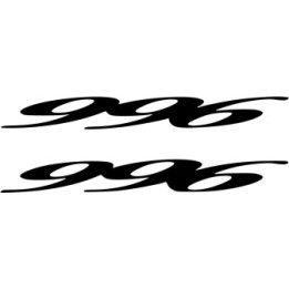 Ducati 916 Die Cut Numbers Stickers Decals - DecalsHouse