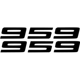 Ducati 959 Panigale Die Cut Numbers Stickers Decals - DecalsHouse