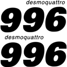 Ducati 996 Desmoquattro Die Cut Style 2 Stickers Decals - DecalsHouse