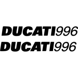 Ducati 996 Desmoquattro Die Cut Style 3 Stickers Decals - DecalsHouse