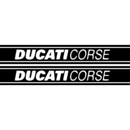 Ducati Corse Stripe Die Cut Stickers Decals - DecalsHouse