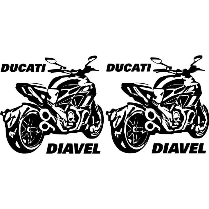 Ducati Diavel Bike Die Cut Stickers Decals - DecalsHouse