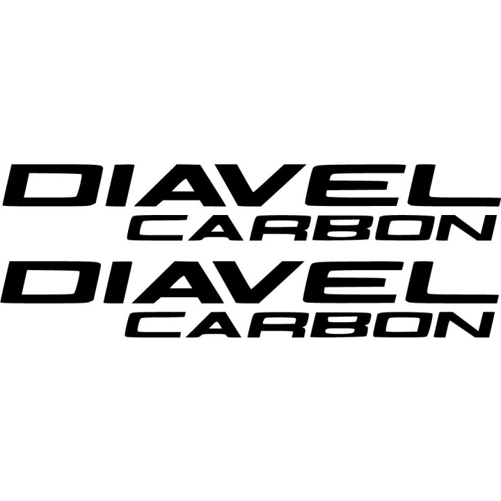 Ducati Diavel Carbon Die Cut Stickers Decals - DecalsHouse