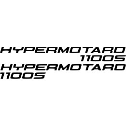 Ducati Hypermotard 1100 S Naked Bike Stickers – Motorcycle Decals (2-Pack)