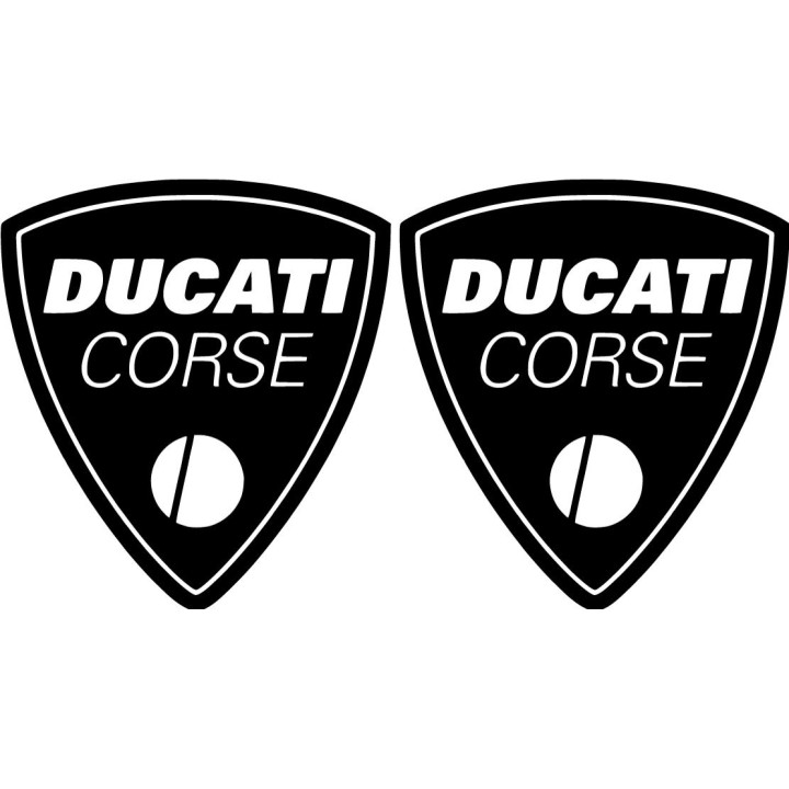 Ducati Logo Corse Die Cut Stickers Decals - DecalsHouse