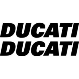 Ducati Lettering Stickers – Panigale Monster Scrambler Decals (2-Pack)