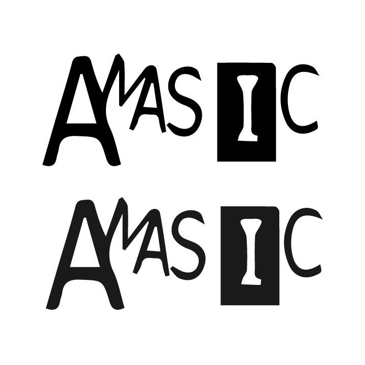 Amasic Stickers – Music Band Logo Decals (2-Pack)
