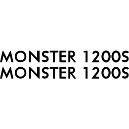 Ducati Monster 1200s Die Cut Stickers Decals - DecalsHouse