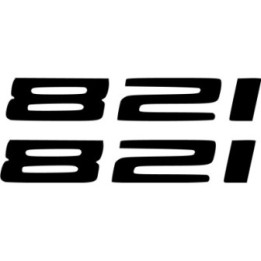 Ducati Monster 821 Die Cut Number Stickers Decals - DecalsHouse