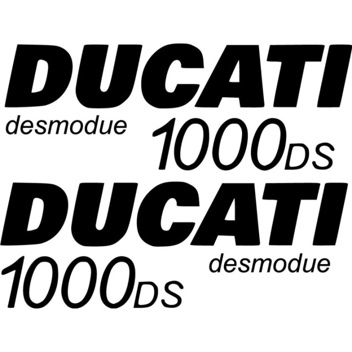 Ducati 1000DS Desmodue Stickers – Multistrada Monster Decals (2-Pack)