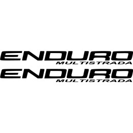 Ducati Multistrada Enduro Die Cut Stickers Decals - DecalsHouse
