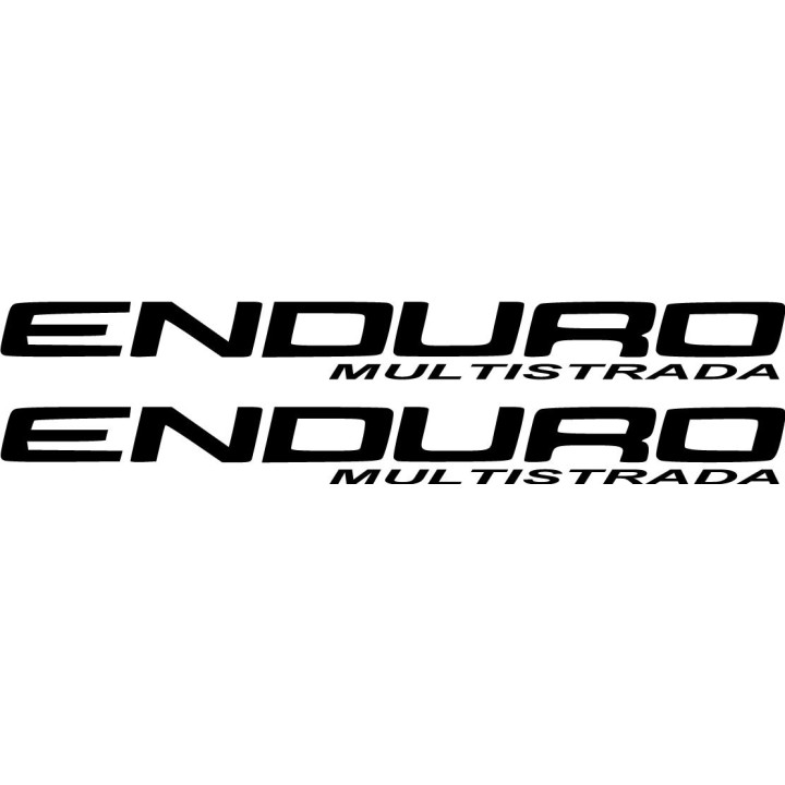 Ducati Multistrada Enduro Die Cut Stickers Decals - DecalsHouse
