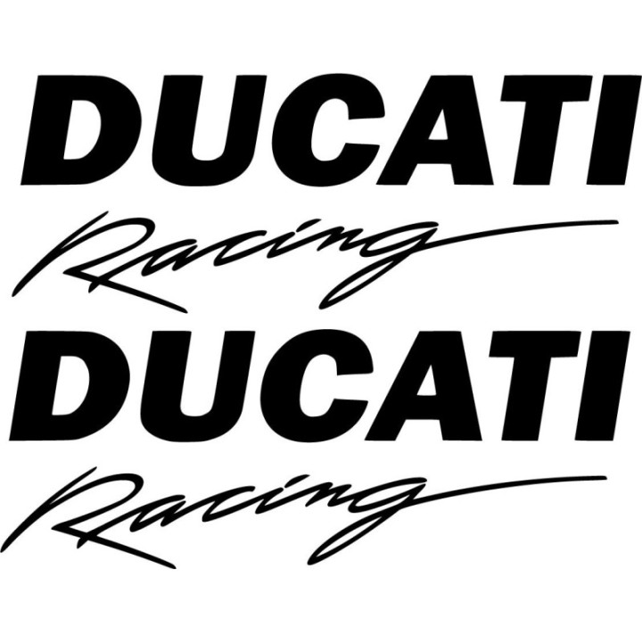 Ducati Racing Die Cut Style 2 Stickers Decals - DecalsHouse